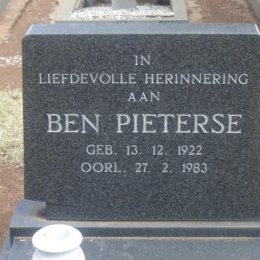 PIETERSE Ben 1922-1983