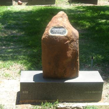 PIETERSE Jacobus Willem 1945-1994