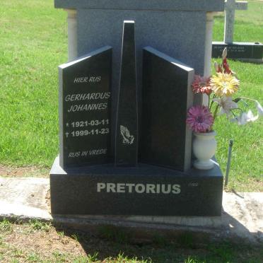 PRETORIUS Gerhardus Johannes 1921-1999
