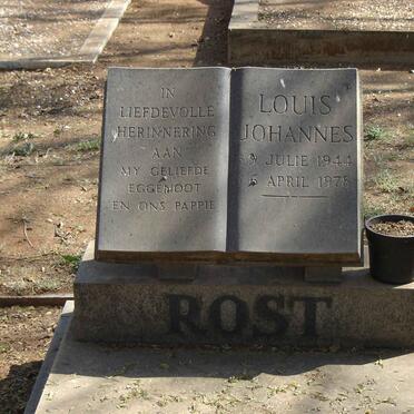 ROST Louis Johannes 1944-1978