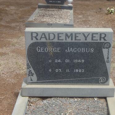 RADEMEYER George Jacobus 1949-1983