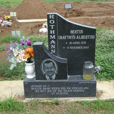 ROTHMANN Matthys Albertus 1978-2007