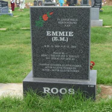 ROOS E.M 1909-2004