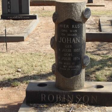 ROBINSON Johan 1955-1976