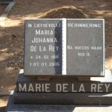 REY Maria Johanna, de la 1916-2005