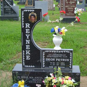 REYNEKE Deon Petrus 1992-2008