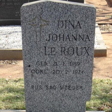 ROUX Dina Johanna, le 1919-1976
