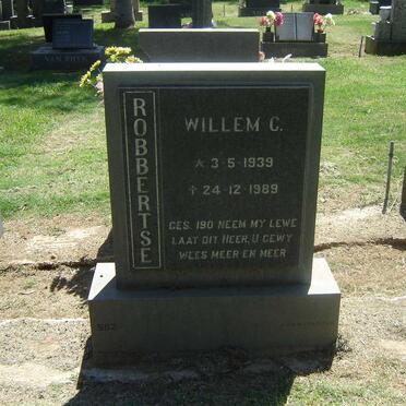 ROBBERTSE Willem C. 1939-1989