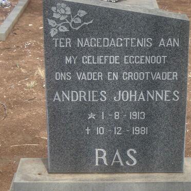 RAS Andries Johannes 1913-1981
