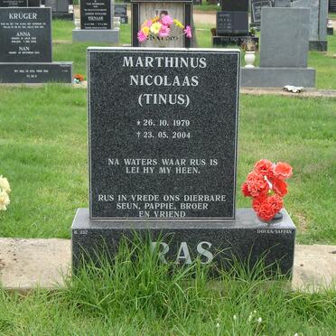 RAS  Marthinus Nicolaas 1979-2004