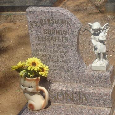 RENSBURG Sophia Elizabeth, J.v. 1981-1986