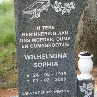 SCHWARTZ Wilhelmina Sophia 1919-2009