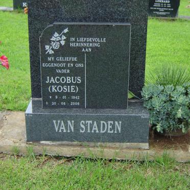 STADEN Jacobus, van 1942-2006