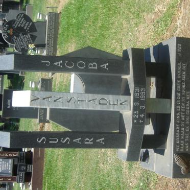 STADEN Susara Jacoba, van 1931-1993