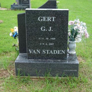 STADEN G.J., van 1939-2007