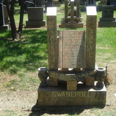 SWANEPOEL Barend J. 1918–1991 &amp; Anna C. 1923-