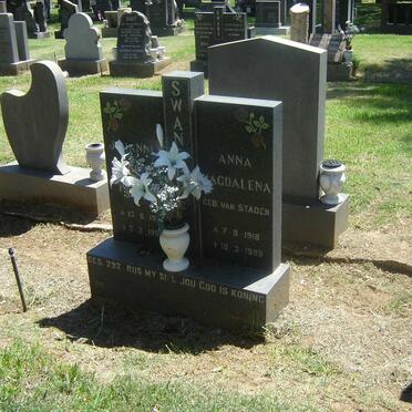 SWANEPOEL Johannes Jacobus Petrus 1912-1990 &amp; Anna Magdalena VAN STADEN 1918-1999