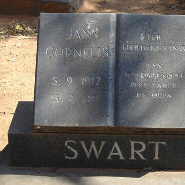 SWART Jan Cornelis 1912-1977