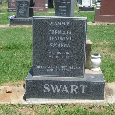 SWART Cornelia Hendrina Susanna 1925-2000