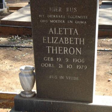 THERON Aletta Elizabeth