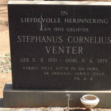 VENTER Stephanus Cornelius