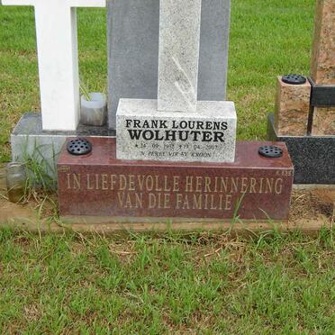 WOLHUTER Frank Lourens 1932-2007