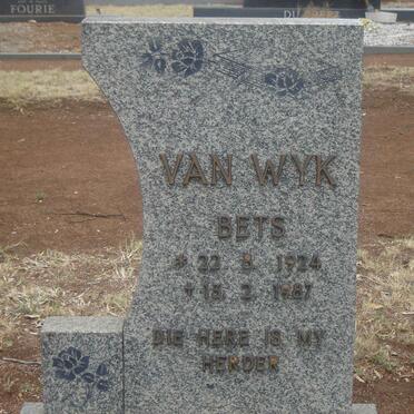 WYK Bets, van  1924-1987