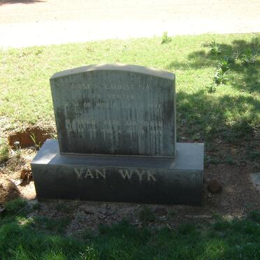 WYK Casper Jan Hendrik, van ??-? &amp; Laseay Christina VENTER 1909-1985