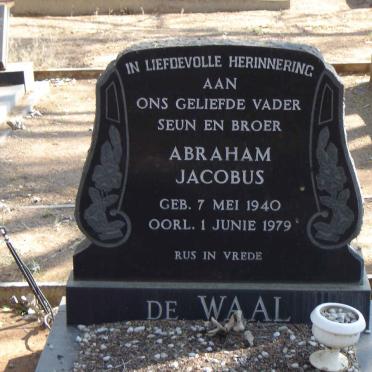 WAAL Abraham Jacobus DE