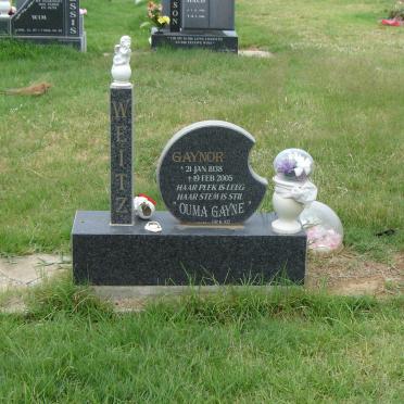 WEITZ Gaynor 1938-2005