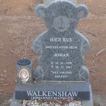 WALKENSHAW Johannes Mathues