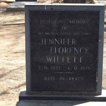 WILLETT Jennifer Florence