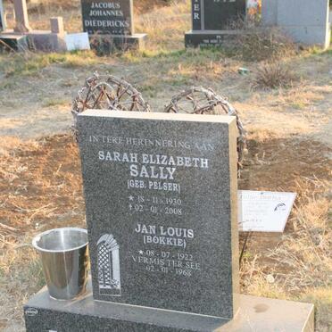 WALT Jan Louis, van der 1922-1968 & Sarah Elizabeth PELSER 1930-2008