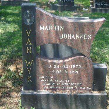 WYK Martin Johannes, van 1972-1991