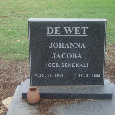 WET Johanna Jacoba DE