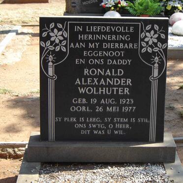 WOLHUTER Ronald Alexander