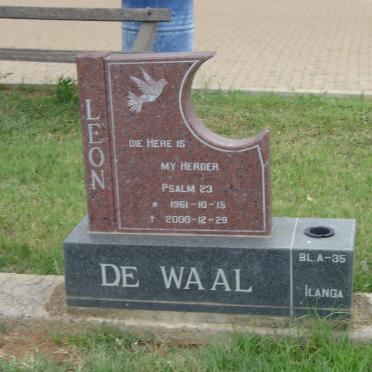WAAL Leon, de 1961-2000