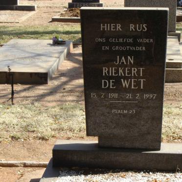 WET Jan Riekert DE