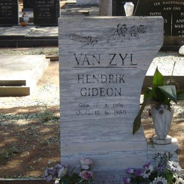ZYL Hendrik Gideon VAN