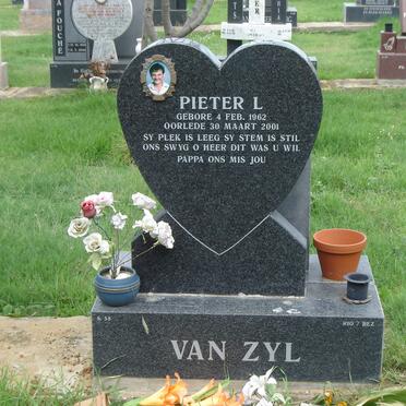 ZYL Pieter L., van 1962-2001