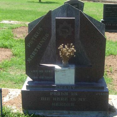 ZWART Petrus Marthinus 1942-1999