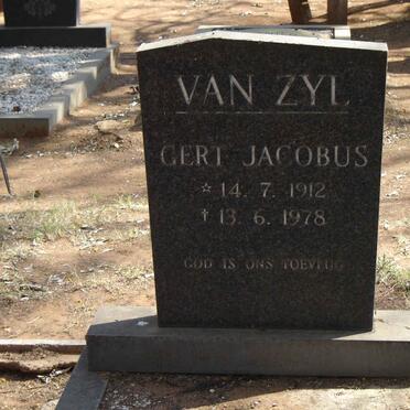 ZYL Gert Jacobus, van 1912-1978