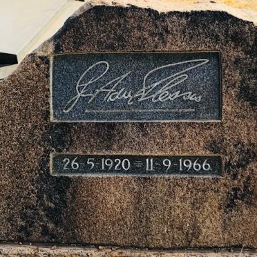 PLESSIS J.A., du 1920-1966