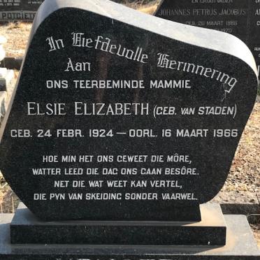 KRUGER Elsie Elizabeth nee VAN STADEN 1924-1966