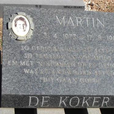 KOKER Martin, de 1976-1981