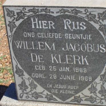 KLERK Willem Jacobus, de 1969-1969