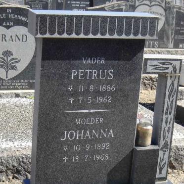 NIENABER Petrus 1886-1962 &amp; Johanna 1892-1968