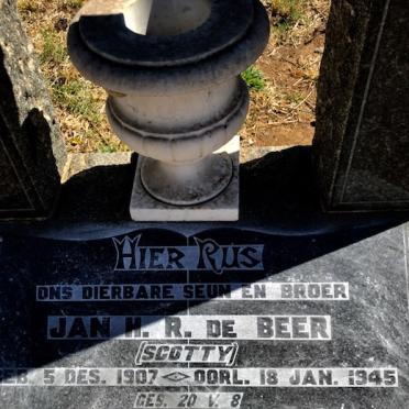 BEER Jan H.R.,de  1907-1945