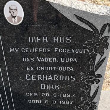 SCHEEPERS Gerhardus Dirk 1893-1967 &amp; Anna Maria Helena VAN DER MERWE 1891-1971
