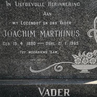 VENTER Joachim Marthinus 1880-1965 &amp; Susanna Gertruida COETZEE 1884-1969